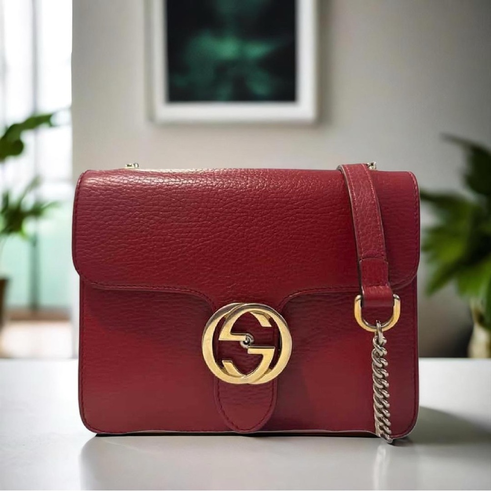 2 Way Gucci GG Interlocking Bag